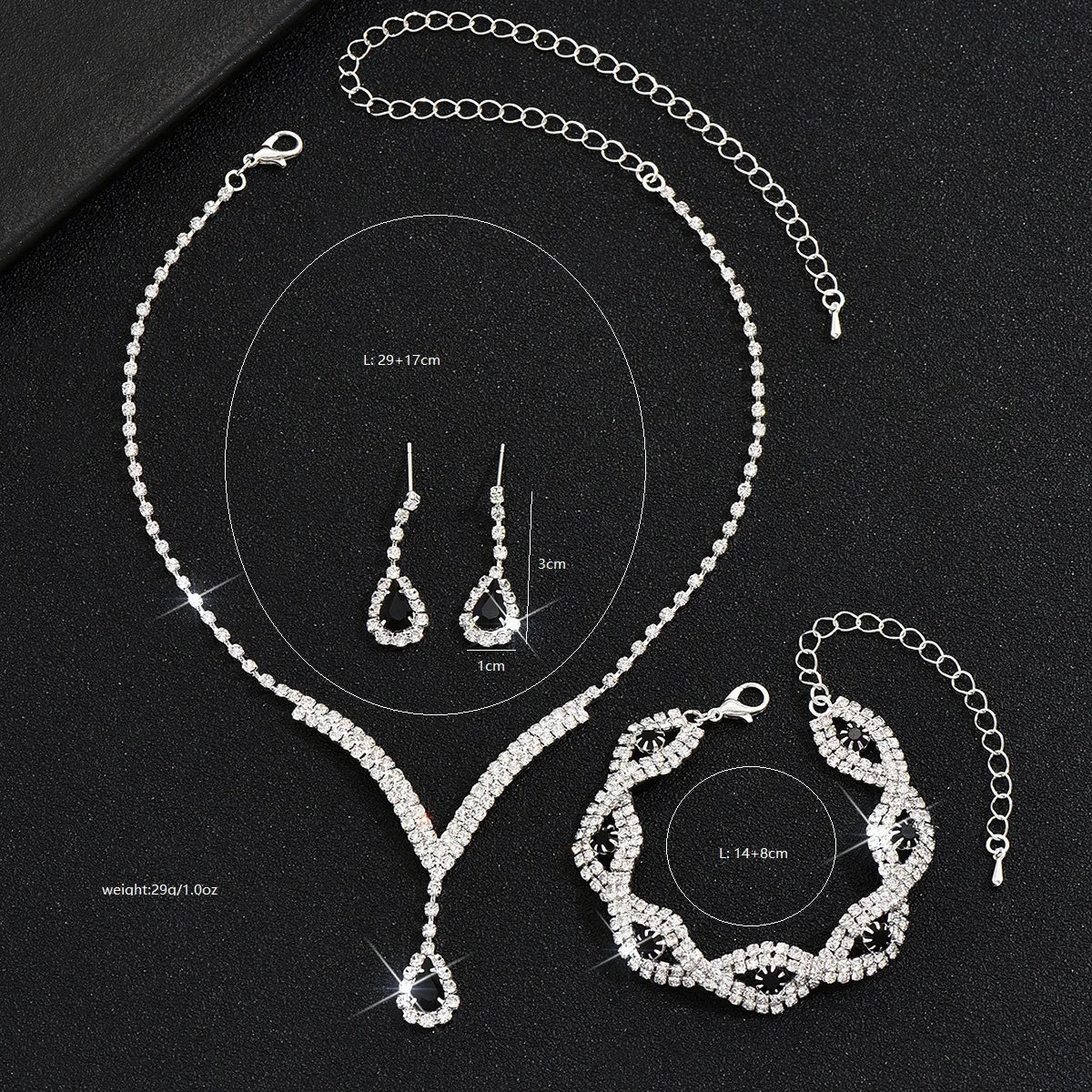 Midnight Tear Elegance Set