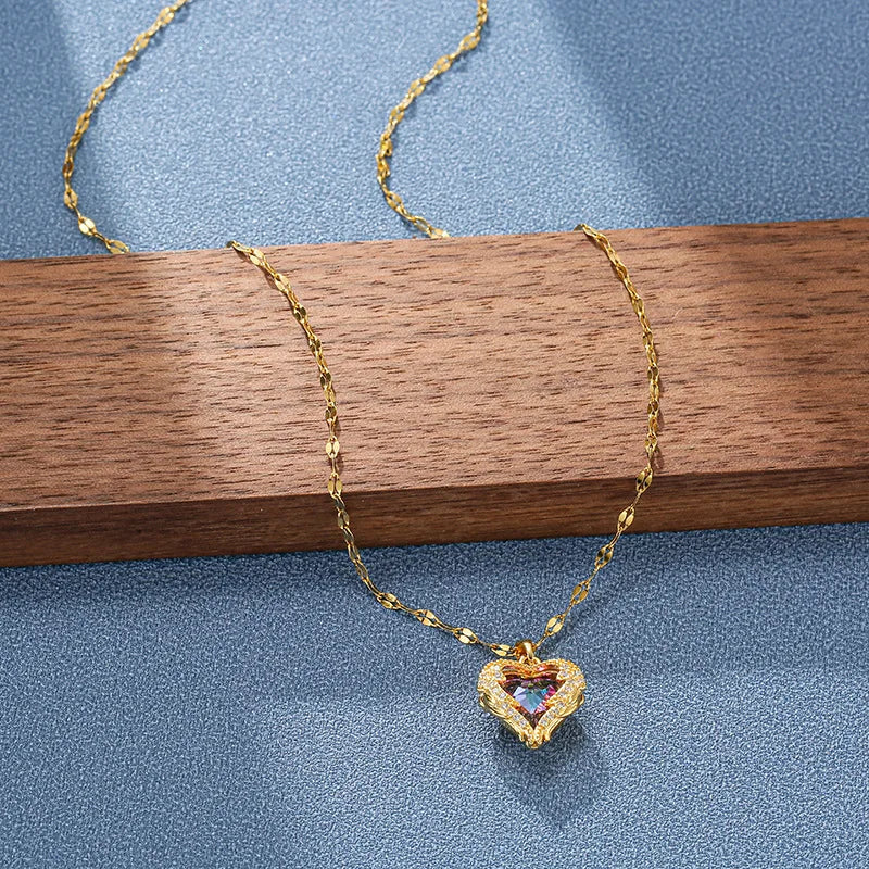 Ocean Heart Radiance Necklace