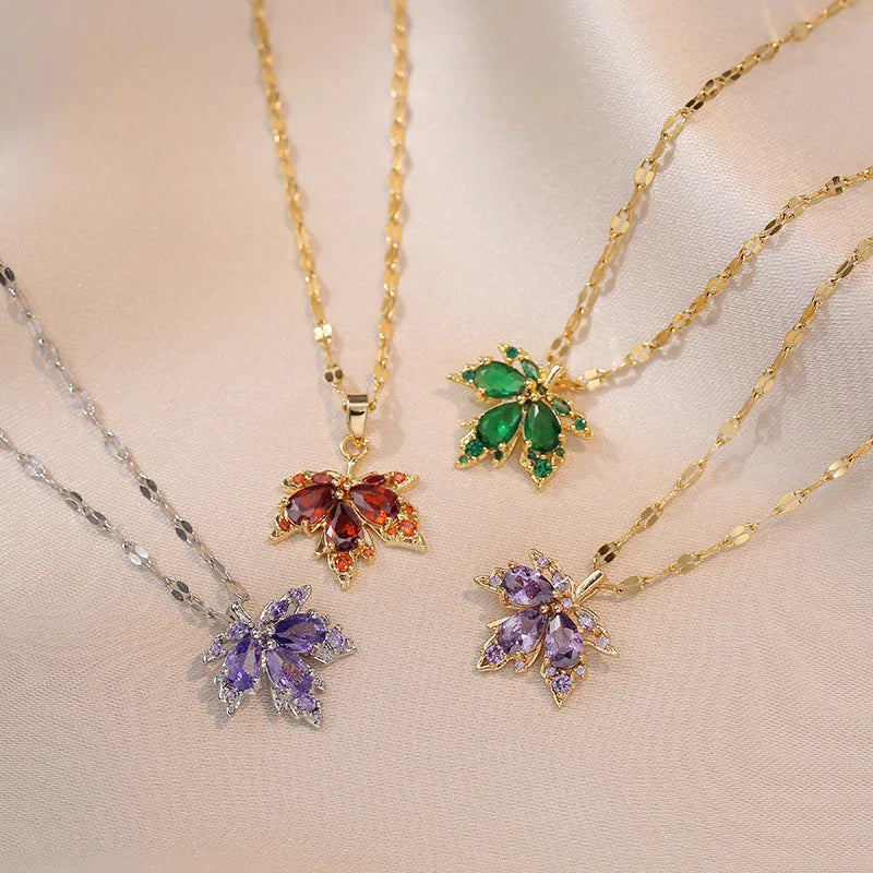 Moonlit Butterfly Tassel Necklace