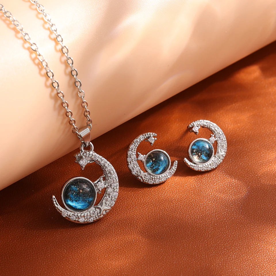 Starlit Galaxy Pendant