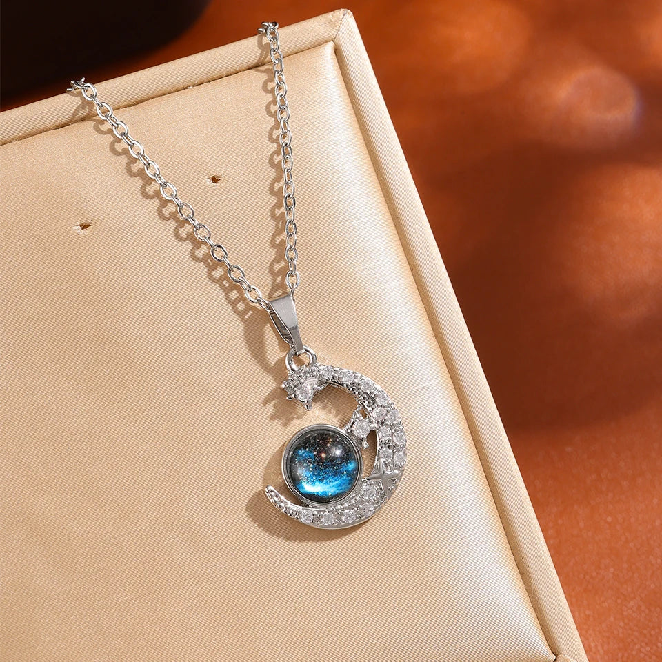Starlit Galaxy Pendant