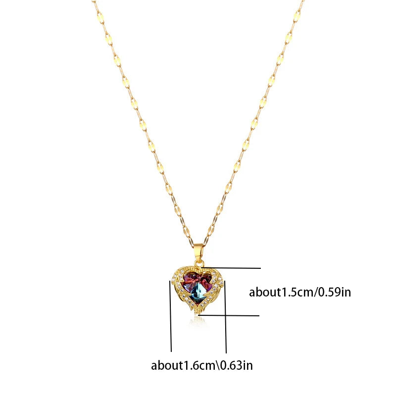 Ocean Heart Radiance Necklace