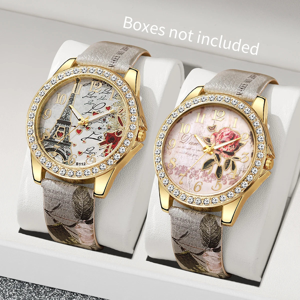 RoseBloom Quartz & Bracelet Set