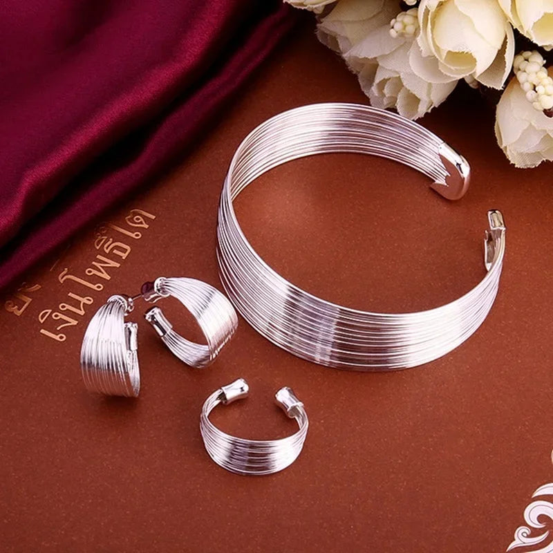 Silver Harmony Chain Set