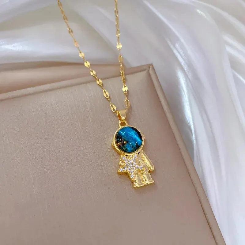 Starlit Galaxy Pendant