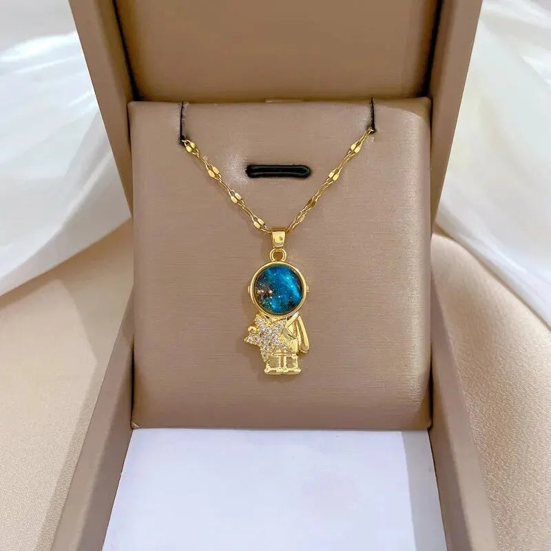 Starlit Galaxy Pendant