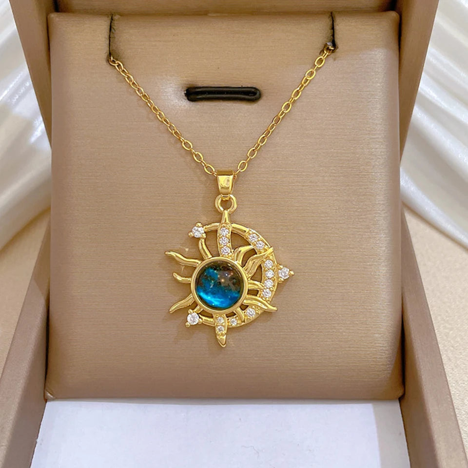Starlit Galaxy Pendant
