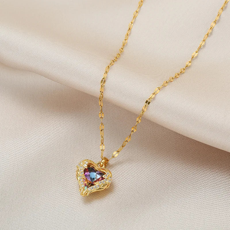Ocean Heart Radiance Necklace